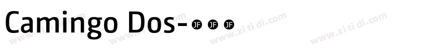 Camingo Dos字体转换
